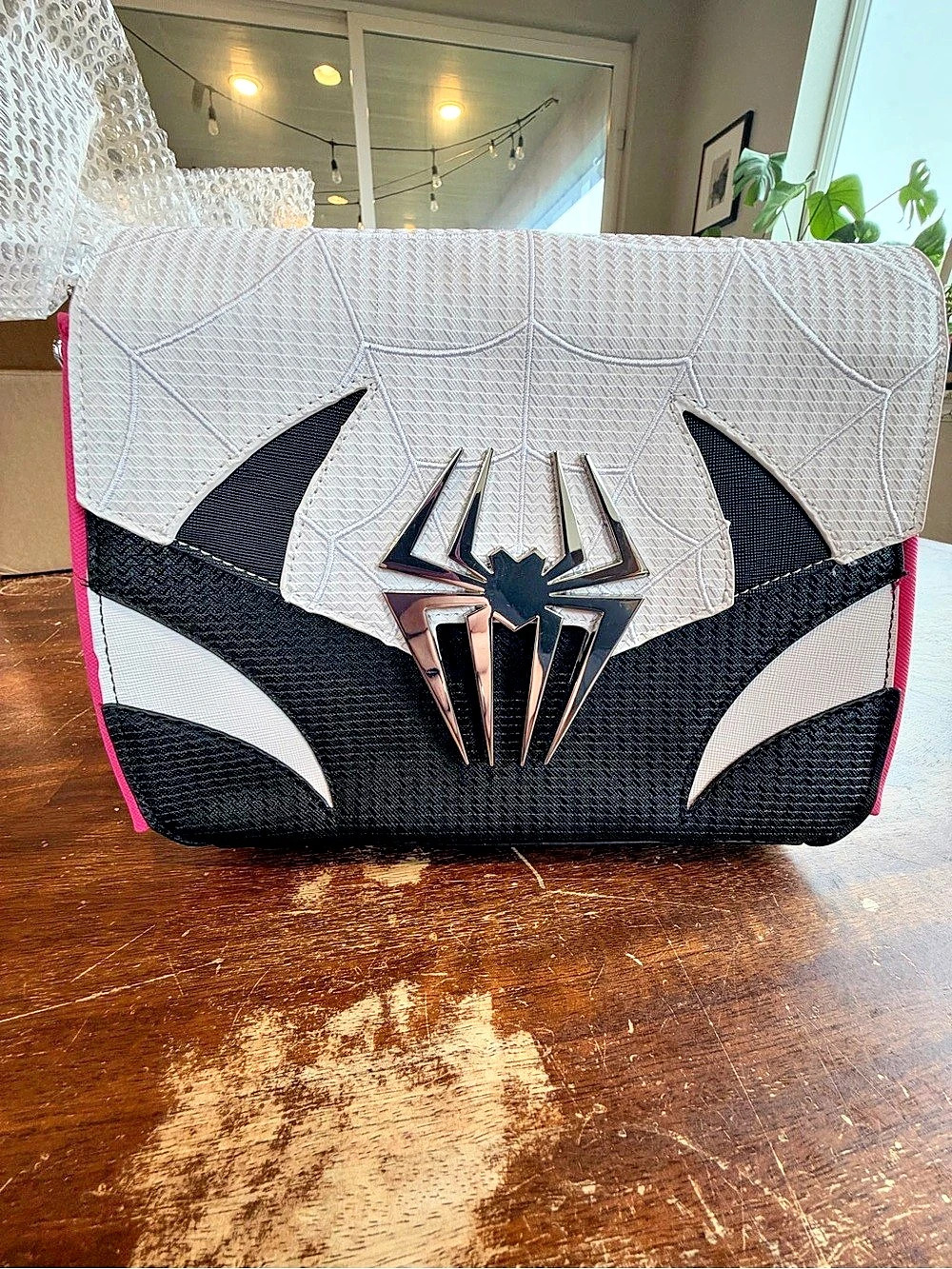 Loungefly Spider-Man: Across the Spider-Verse Spider-Gwen Crossbody Bag